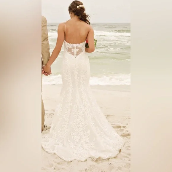 NWT SOTTERO AND MIDGLEY-MATTEA-5SR602 Wedding Dress - Size 8 - White - Mermaid - Picture 8 of 16
